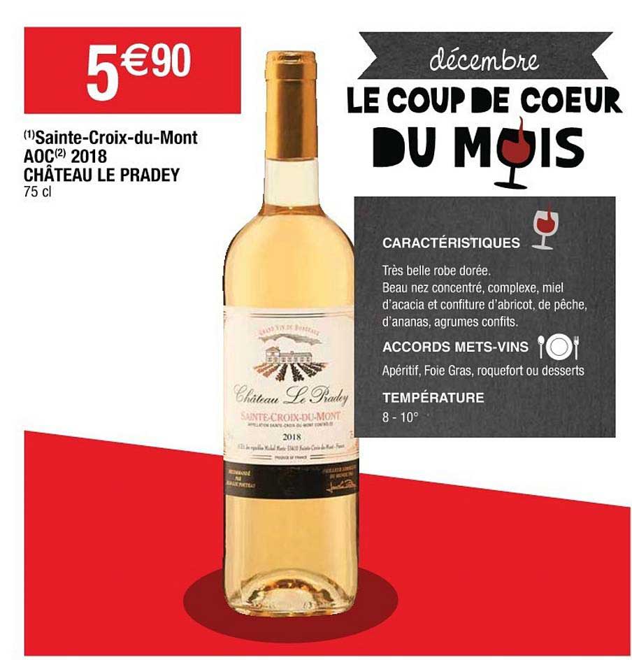 Sainte-croix-du-mont Aoc Château Le Pradey