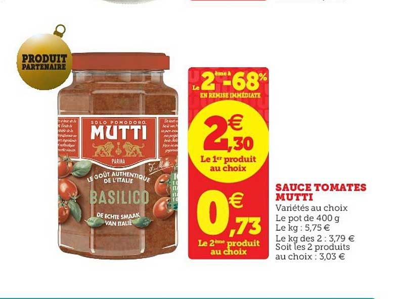 Sauce Tomates Mutti