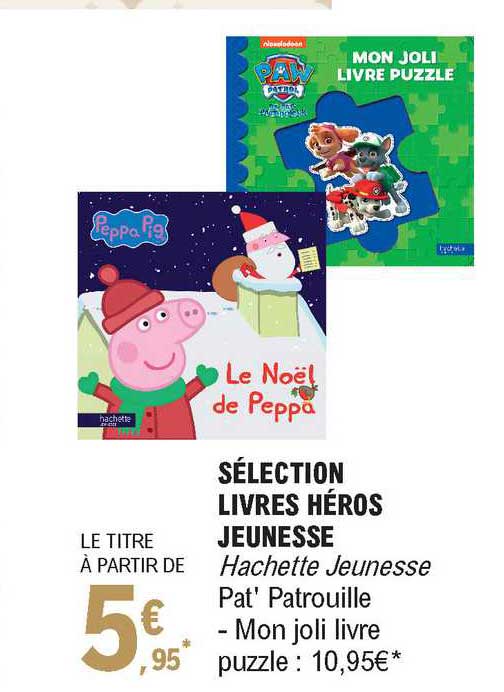 sélection livres héros jeunesse pat' patrouille, mon joli livre puzzle