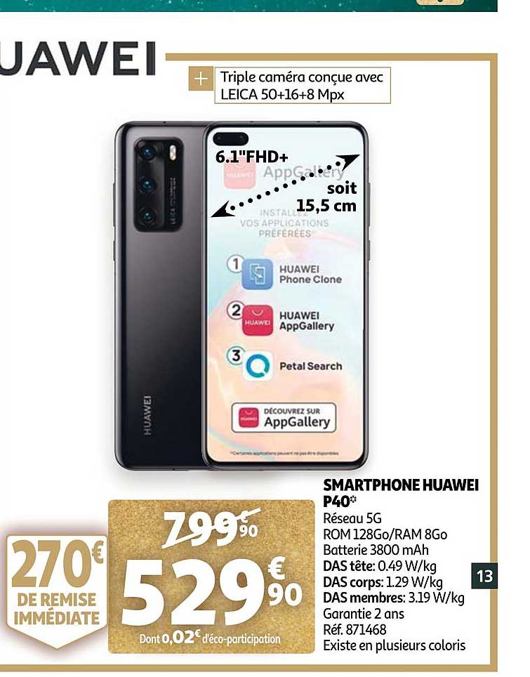 smartphone huawei p40