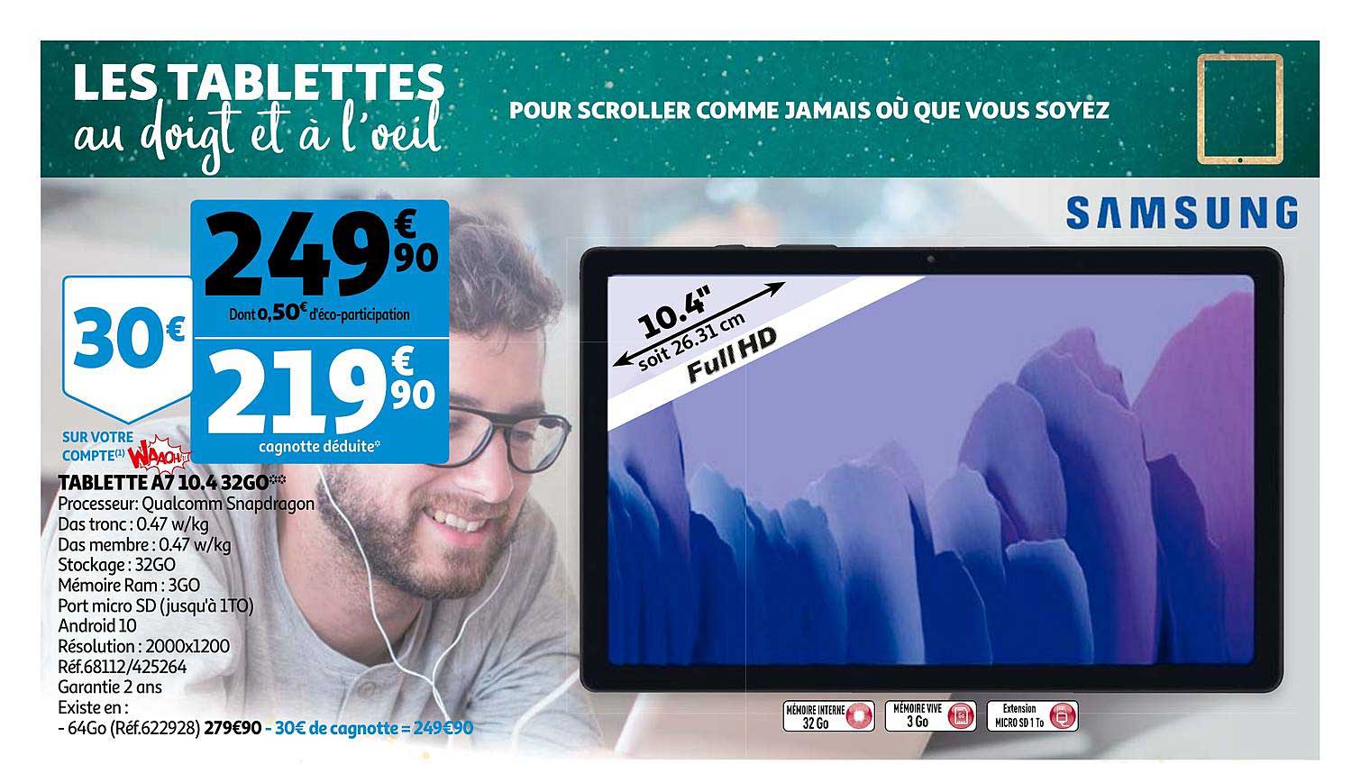 tablette a7 10.4 32go samsung