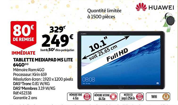 Tablette Mediapad M5 Lite 64 Go Huawei