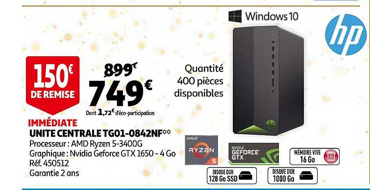 unité central tg01-0842nf