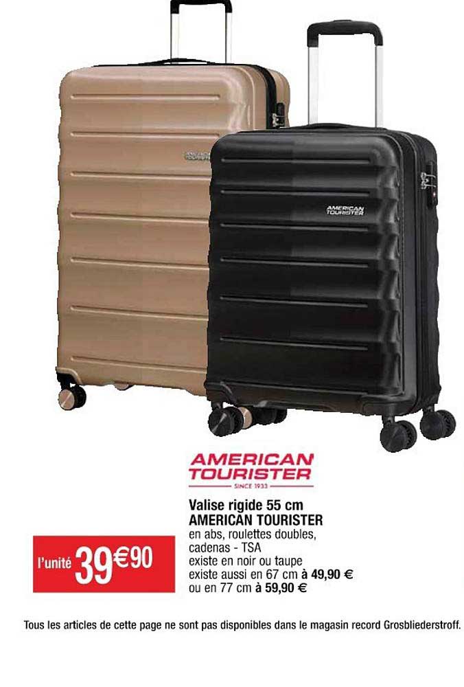 valise rigide 55 cm american tourister