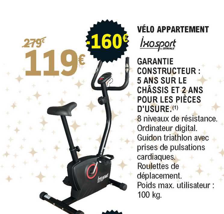 vélo appartement ixosport