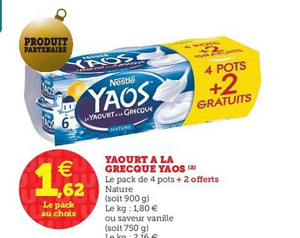 Yaourt à La Grecques Yaos