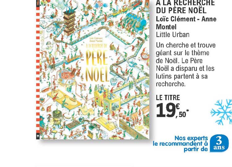 à la recherche du père noël - loïc clément - anne montel