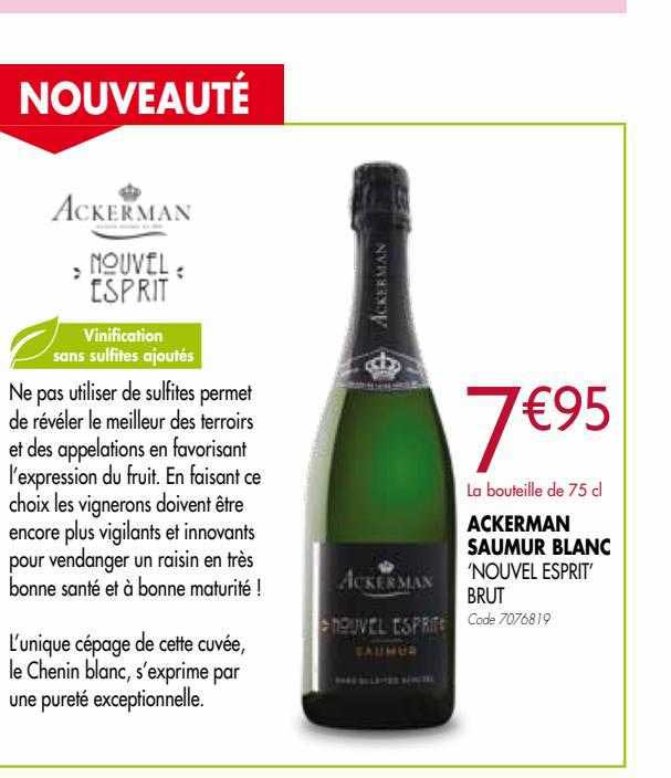 ackerman saumur blanc "nouvel esprit" brut