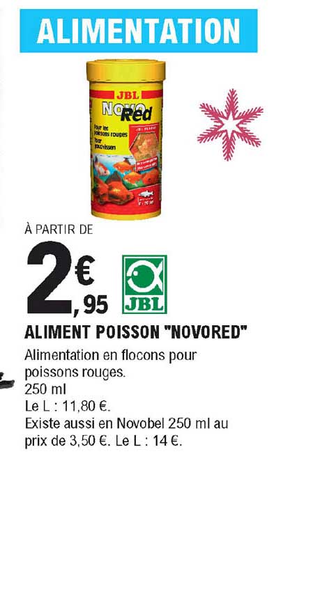 aliment poisson "novored"