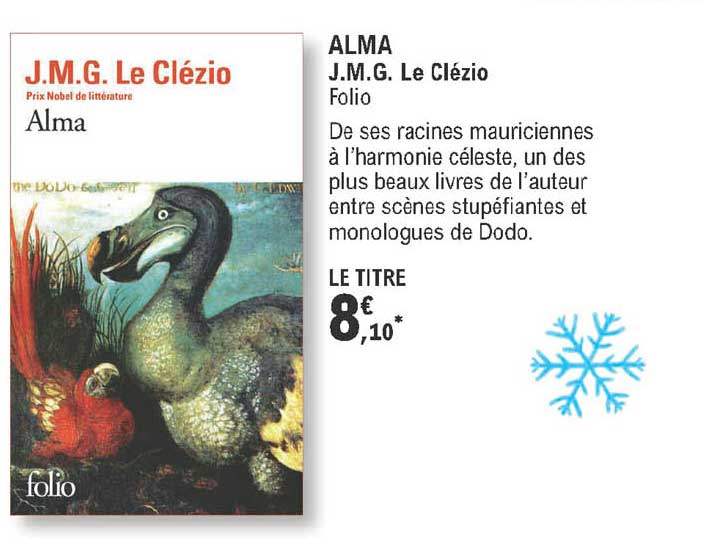 alma j.m.g. le clézio folia