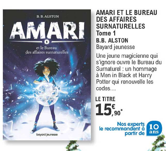 amari et le bureau des affaires surnaturelles tom 1 b.b. alston