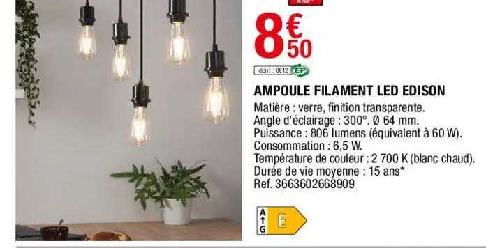 Ampoule Filament Led Edison