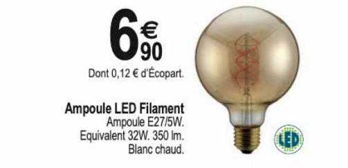 ampoule led filament