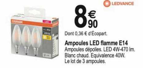 Ampoules Led Flamme E14