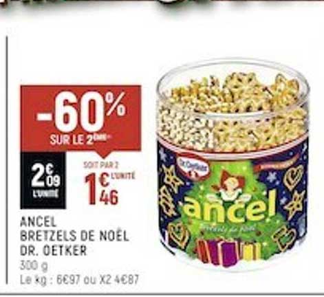 ancel bretzels de noël dr. oetker