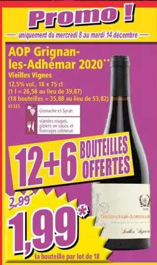 aop grignan-les adhémar 2020