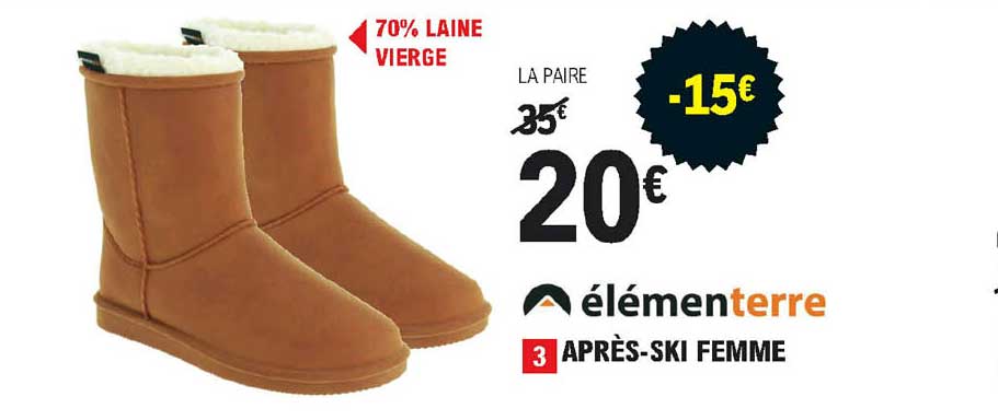 Après-ski Femme élémenterre