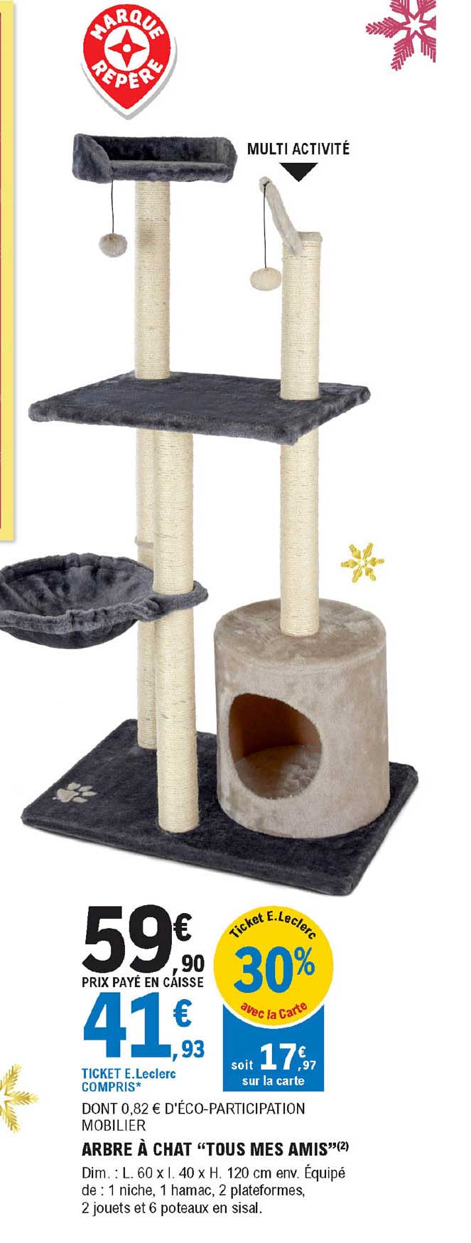 arbre à chat "tous mes amis"