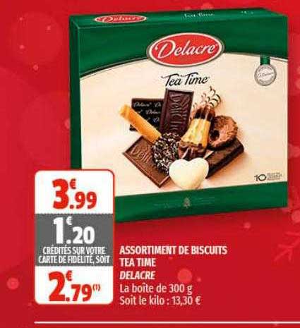 Assortiment De Biscuits Tea Time Delacre