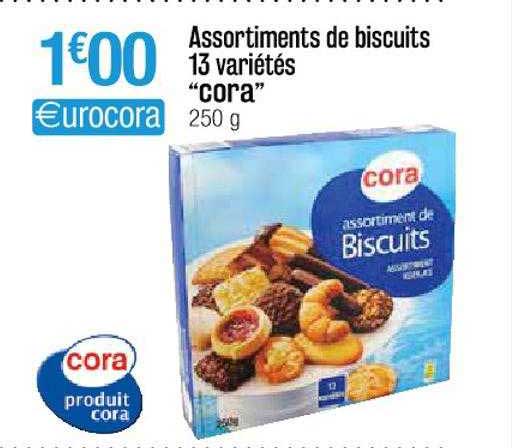 Assortiments De Biscuits 13 Variétés "cora"