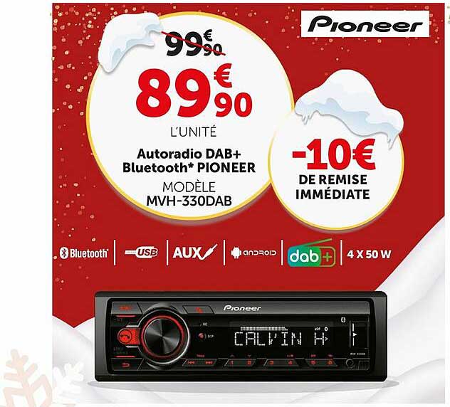 autoradio dab+ bluetooth pioneer