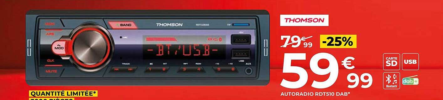 autoradio rdt510 dab