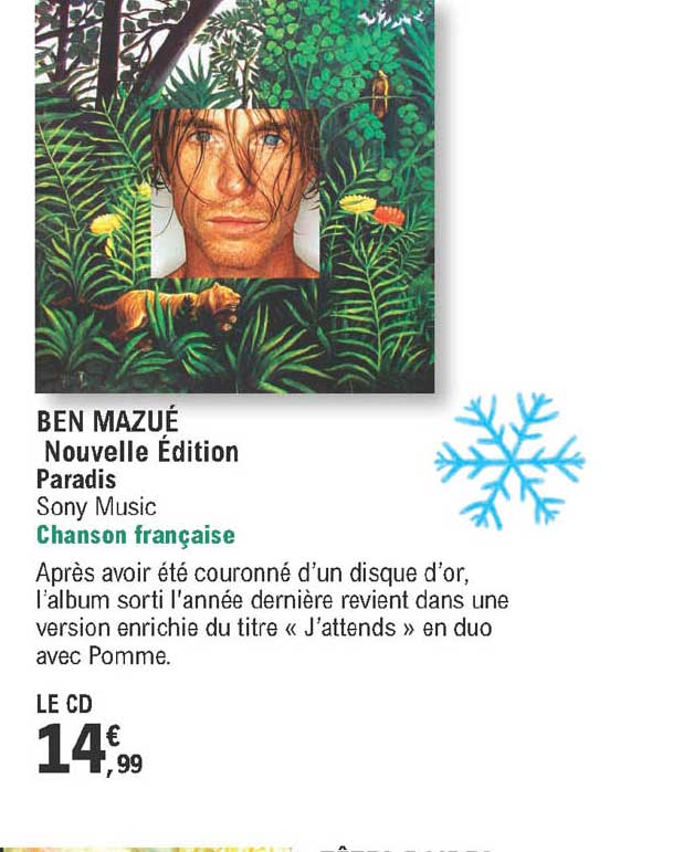 ben mazué - nouvelle édition paradis