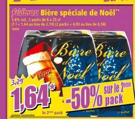 Bière Spéciale De Noël Feldbrau