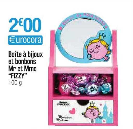boîte à bijoux et bonbons mr et mme "fizzy"