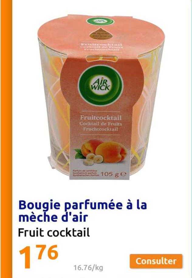 Bougie Parfumée à La Mèche D'air