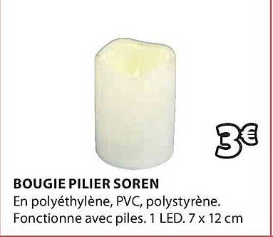 Bougie Pillier Soren