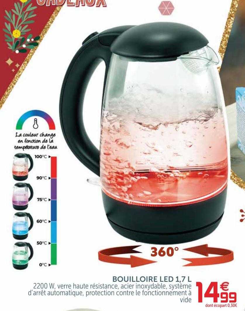 Bouilloire Led 1,7 L
