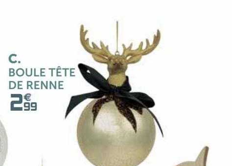 boule tête de renne