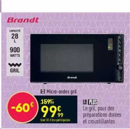 brandt micro-ondes gril