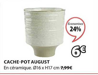 Cache-pot August