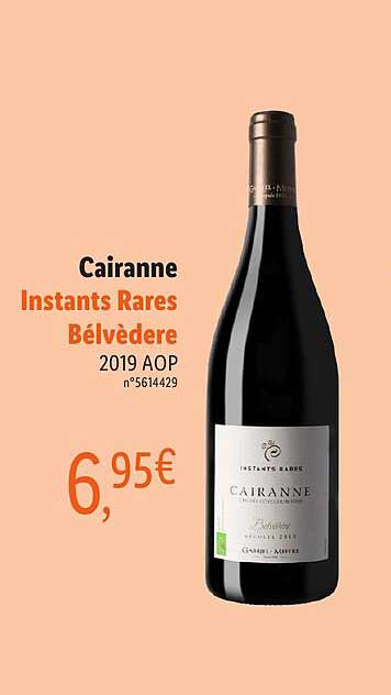 cairanne instants rares belvédère 2019 aop