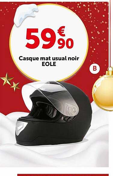 casque at usual noir eole