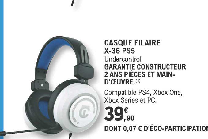 casque filaire x-36 ps5