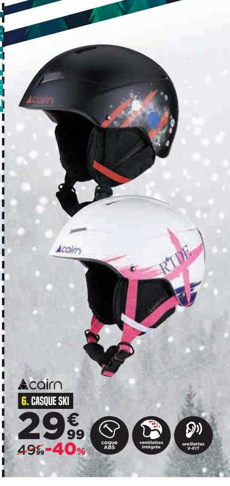 casque ski cairn