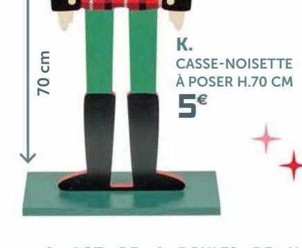 casse-noisette à poser h.70 cm