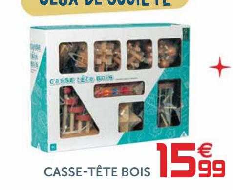 casse-tête bois