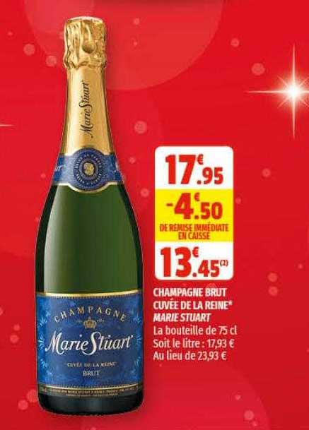 champagne brut cuvée de la reine marie stuart