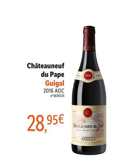 châteauneuf du pape guigal 2016 aoc