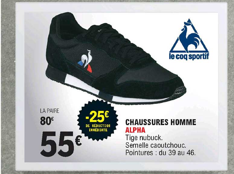chaussures homme alpha le coq sportif