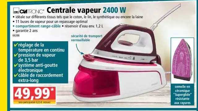 Clatronic Centrale Vapeur