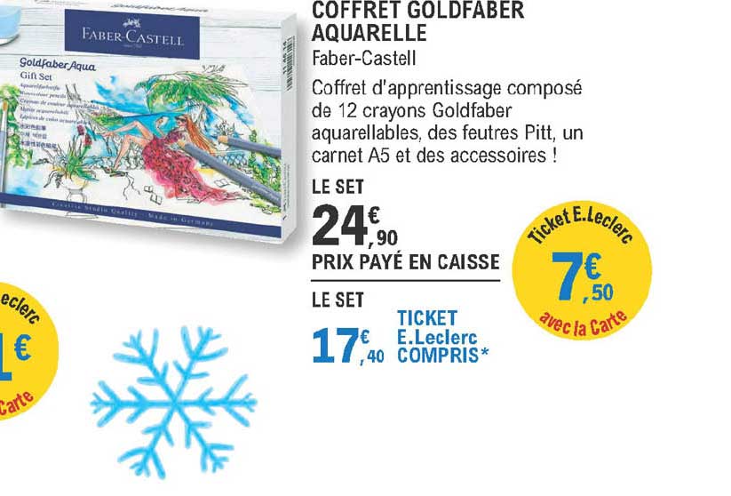 coffret goldfaber aquarelle - faber-castell