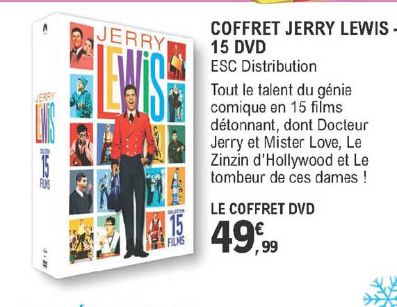 coffret jerry lewis - 15 dvd
