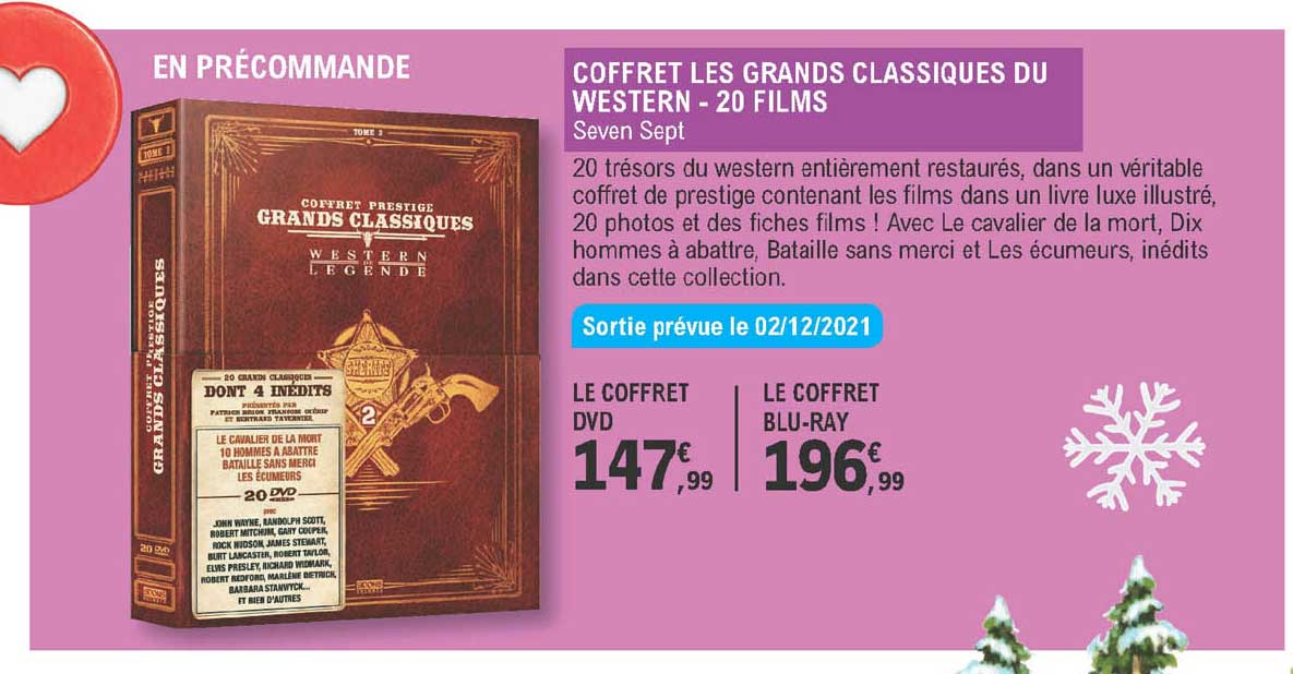 coffret les grands classiques du wesern - 20 films