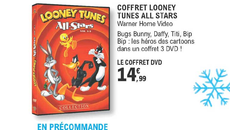 coffret looney tunes all stars