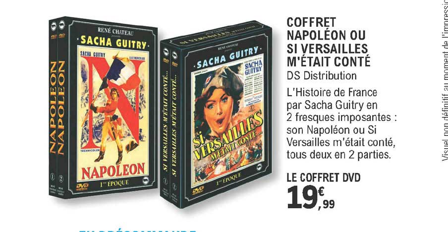 coffret napoléon ou si versailles m'était conté